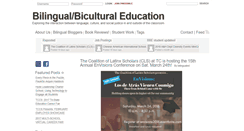 Desktop Screenshot of bilingualed.pressible.org