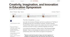 Desktop Screenshot of creativitysymposium.pressible.org