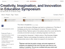 Tablet Screenshot of creativitysymposium.pressible.org