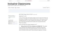 Desktop Screenshot of inclusiveclassrooms.pressible.org