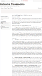 Mobile Screenshot of inclusiveclassrooms.pressible.org
